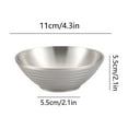 thumbnail image 3 of Valentines Day tumgatte Stainless Steel Bucket Bowl Ramen Bowl Japanese Cold Noodle Bowl Double Insulated Rice Bowl Loudspeaker Bowl Large Noodle Bowl Up to 65% off, 3 of 6