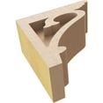 thumbnail image 6 of 2"W x 4"D x 4"H Classic Mayflower Rough Cedar Woodgrain TimberThane Corbel, Primed Tan, 6 of 6