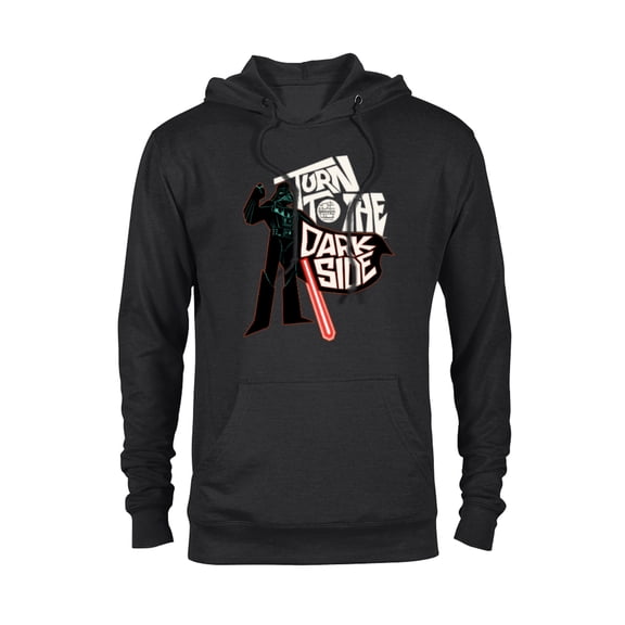 Star Wars Darth Vader Turn to the Dark Side Bold - Pullover Hoodie for Adults - Customized-Black