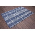 thumbnail image 3 of Bohemian Accent Rug - 7 ft. 10 in. x 10 ft., Midnight Blue, Waterproof Rug with Geometric Pattern, UV Protected Rug for Garden, Patio, Backyards, 3 of 8
