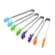 thumbnail image 1 of 4 Uds utensilios de cocina pinzas de silicona para alimentos pinzas para hielo de acero inoxidable Mini pinzas para alimentos Clip para alimentos, 1 of 5
