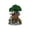 A, variant on Solar Tree House Garden Statue, Resin Fairy House with LED Lights, Outdoor Solar Powered Decor for Yard Patio Landscaping, Whimsical Gnome Cottage Ornament for Garden Terrace, 9 Inch