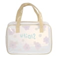 thumbnail image 4 of Bolsas de cosméticos cuadradas para mujeres de Unique Bargains para vacaciones, camping, viajes y actividades al aire libre en color rosa, 4 of 4