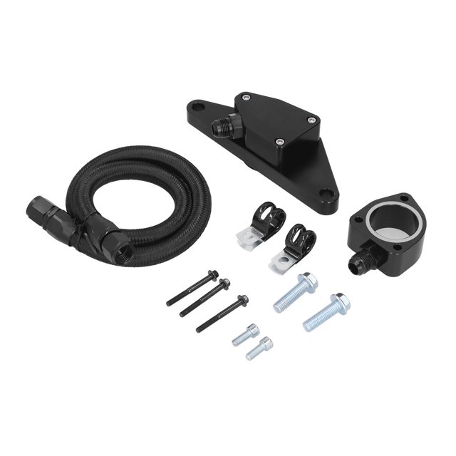 Aramox Kit de Manguera de Derivación de Refrigerante aleación de Aluminio + Kit de Manguera de Nailon de Derivación de Refrigerante de Repuesto para 67 67L 20075-2018