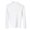 White-LrJyf, variant on OJSFQUFP Kids Ribbed Sweater Solid Color Long Sleeve Slim Fit Knit Base Layer Shirts for Boys Girls