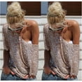 thumbnail image 3 of Women Sequin Tops Summer Loose Top Short Sleeve Blouse Ladies Casual Tops T-Shirt, 3 of 4