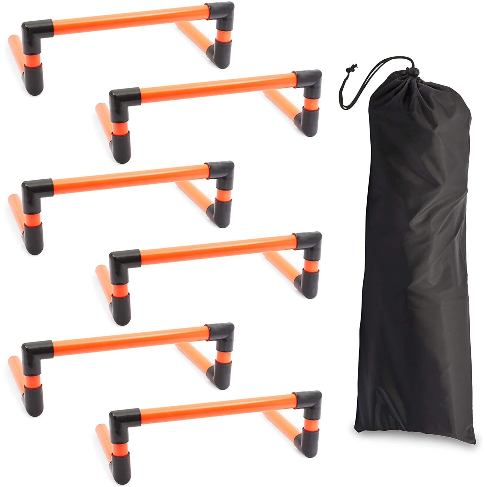 Set 6 Inch Agility Hurdles Free bag training Aid Agility soccer Speed fitness Set 6 Inch Agility Hurdles Free bag training Aid Agility soccer Speed fitness