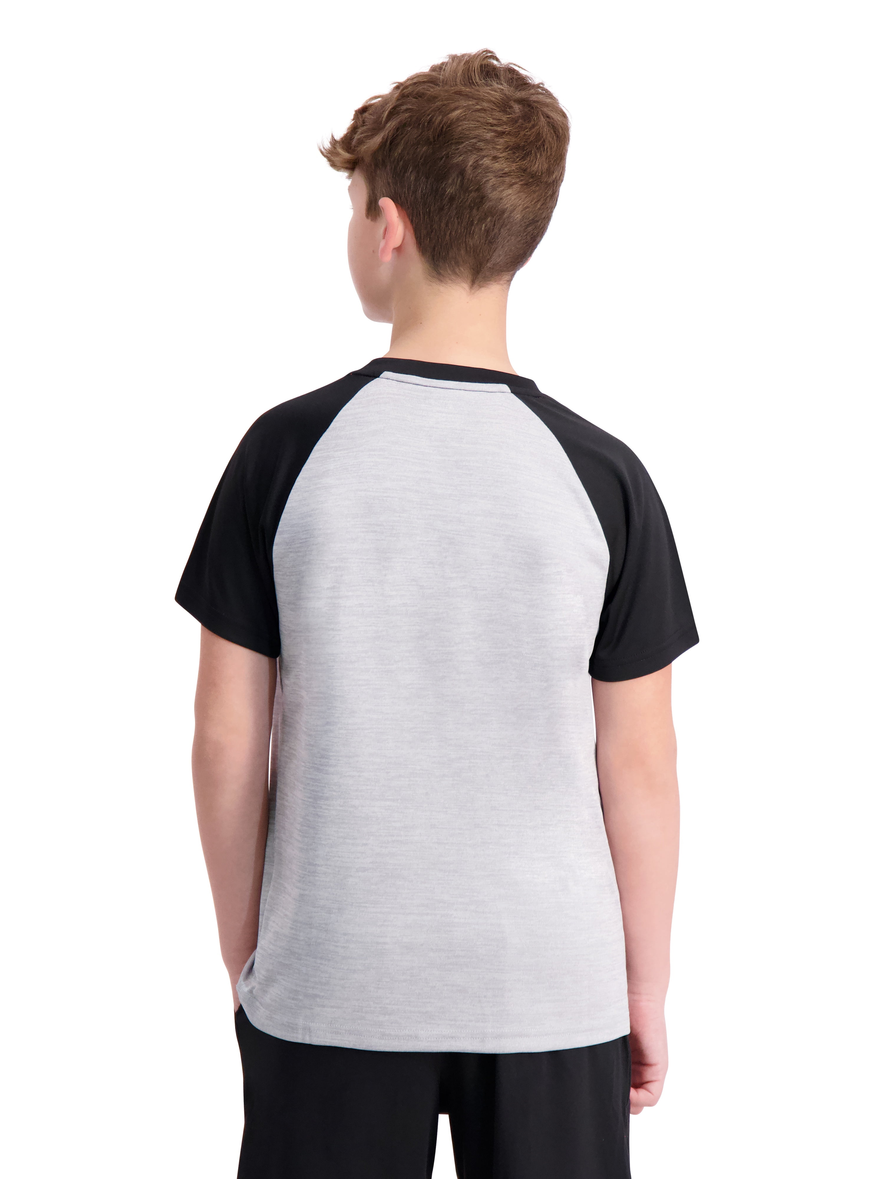 AND1 Boy's Athletic Performance Short Sleeve T-Shirt, Sizes 4-18