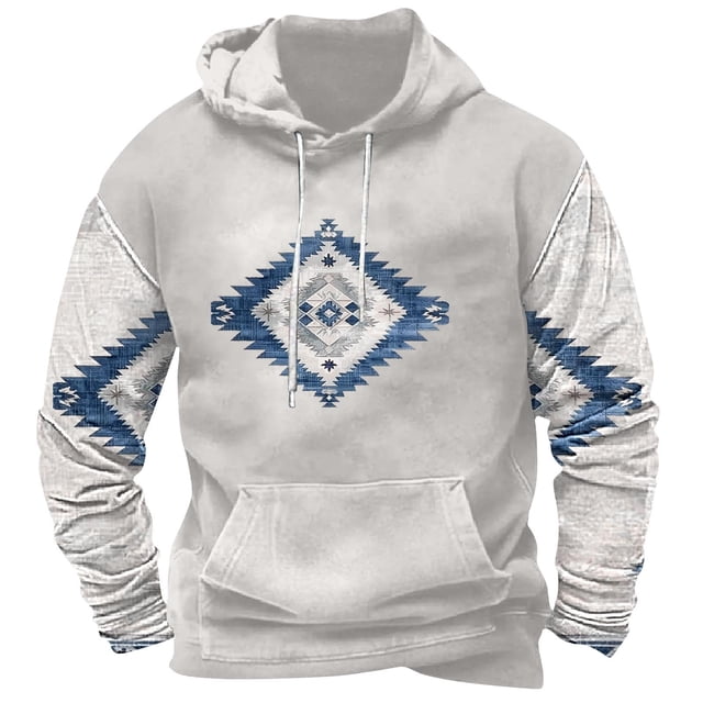 Styesk Sweatshirts for Men Men's Hooded Name Style Printed Color Block Loose Sweatshirt Printed Long Sleeve Hooded Sweatshirt