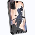 thumbnail image 1 of DALUX Silver Combat Phone Case Cover Compatible with Alcatel TCL A3X / TCL A600DL (2021) - Orange Forest Warrior, 1 of 2