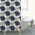 thumbnail image 4 of Black Cute Hedgehog Pattern Shower Curtain 72"x72" ,Bathroom Decorative Shower Curtains Set with 12 Hooks,Modern Waterproof Washable Shower Curtain, 4 of 6