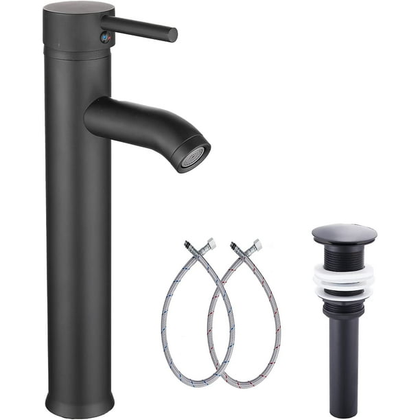 UMMH Faucet Chrome GGStudy Single Handle 1 Hole Tall Body Bathroom