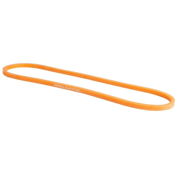 Serious Steel Fitness 12" Thick Resistance Bands For Warm Ups (#0 Orange)