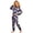 a39-Sky Blue, variant on KPOPLK Toddler Girls Kids Pajama Sets 24M-8Y Snug fit Long-Sleeve Softness Sleepwear Pjs 2pcs Jammies,Size 6-7 Years