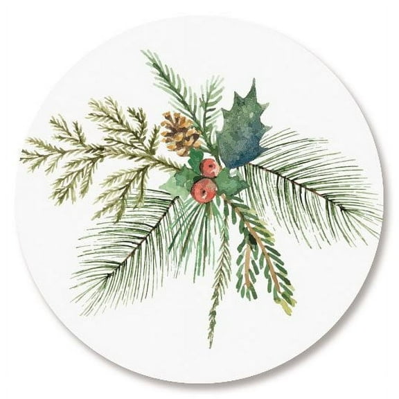 Bringing Home the Tree Christmas Envelope Seals - Set of 72 Holiday Envelope Stickers, by Current