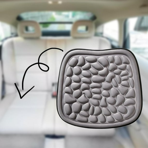 Cojín de Asiento de Coche Macarena Antideslizante Poliéster 41 cm x 44 cm
