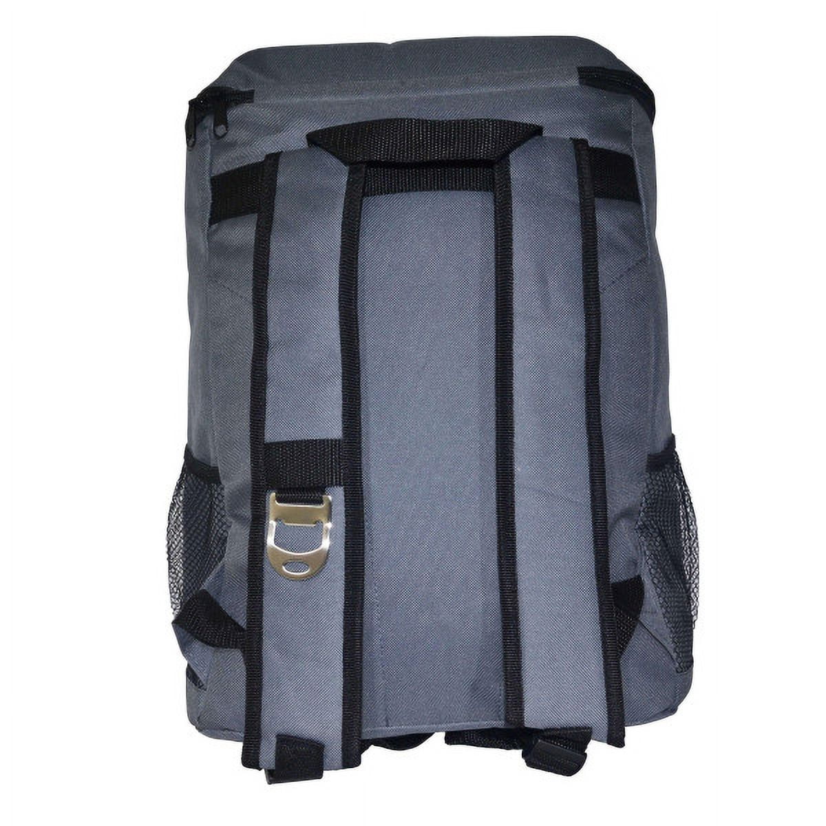 ecox Outdoors cooler backpack insulated 20L about 30 can capacity with Bottle Opener padded straps lightweight and easy to carry daytripper Grey BPC20LG