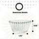 thumbnail image 5 of Mini 500 Piezas de Moldes para Cupcakes de Papel Plateado para Hornear Tazas para Hornear, Gruesos y Resistentes, Resistentes Al Aceite, Moldes para Muffins de Papel A, 5 of 5