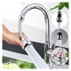 thumbnail image 2 of Tubo de extensión de grifo con ajuste de 360 grados, boquilla de ahorro de agua, filtro para grifo de cocina, ahorro de agua para grifo de fregadero de baño, fácil de instalar, 2 of 7