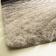 thumbnail image 3 of Plush Fluffy Shine 3D Wave Silver Shag, 2'x3' Area Rug/Carpet by Makymo, 3 of 4