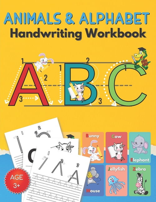 Letters Practice Age 3+ Learn To Write Handwriting Kids A4 Pad Alphabet 
