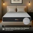 thumbnail image 4 of Springfit 10 inch King Size Memory Foam Mattress, Medium Firm, CertiPUR-US, Pressure Relief, 4 of 10
