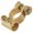 Yellow, variant on Brass Battery Terminal Clamp Heavy Duty Automotive Connector Battery Terminal Connectors For Car Truck And Marine Applications Yellow