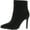Black/Black Leather, variant on Nine West Womens Rhodes Leather Stacked Heel Booties