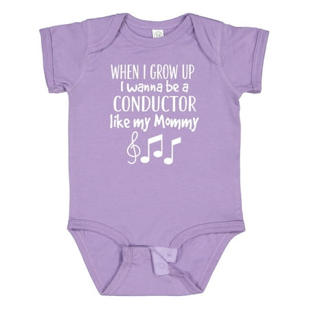 

Inktastic Future Music Conductor Like Mommy Gift Baby Boy or Baby Girl Bodysuit
