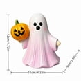 thumbnail image 3 of BooBubble Halloween Cute Pink Ghost Figurine, 4.72in Halloween Decorations, Cute Ghost Tabletop Ornaments, 3 of 6
