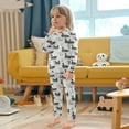 thumbnail image 5 of joogoo Retro Ducks Swim 2 Piece Long Sleeve Tee and Pants Cotton Pajama Set 6Y, 5 of 7