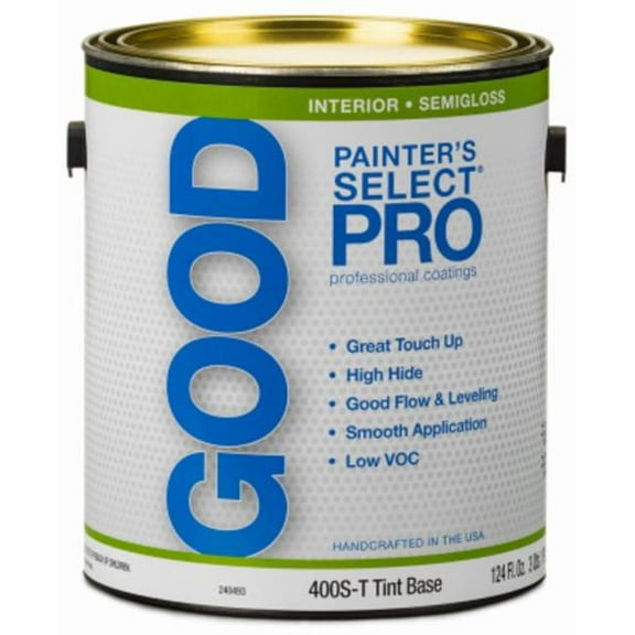 True Value Manufacturing 240493 1 gal 400S Tint Base Semi Gloss Wall Paint