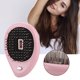 thumbnail image 3 of Peine de masaje eléctrico portátil, cepillo de pelo de belleza iónico, minipeine con cepillo vibratorio (rosa), 3 of 8
