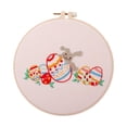 thumbnail image 1 of Kit de iniciación para bordar conejos para adultos. Manualidades de Pascua. Costura a mano. Punto de cruz. Estilo D, 1 of 9