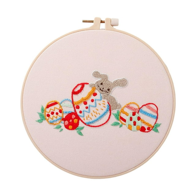 Kit de inicio de bordado para principiantes, bricolaje, punto de cruz, costura, manualidades, regalo Estilo D