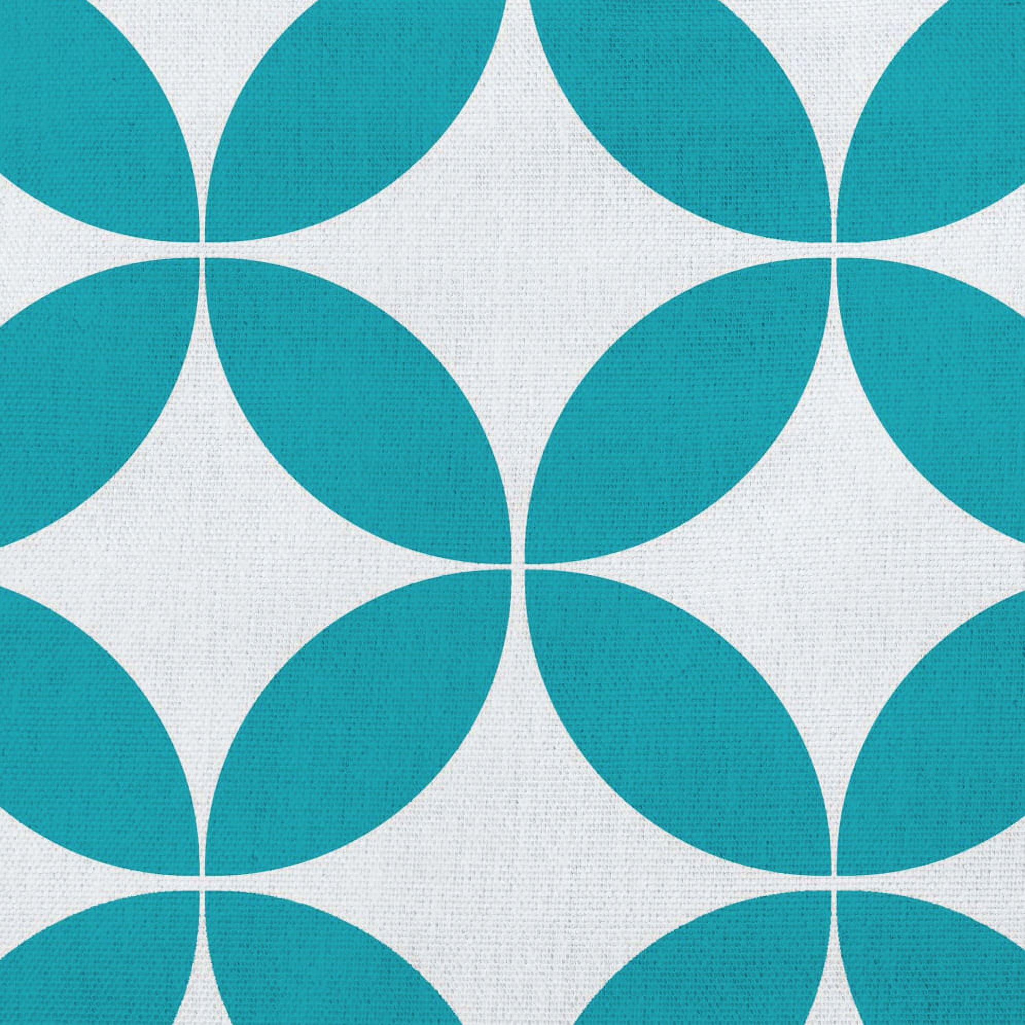 Simply Daisy 16" x 16" Scandinavian Blue Polyester Throw Pillow