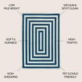 thumbnail image 2 of JONATHAN Y MOROCCAN HYPE 9 x 12 Area Rug, Bandol Mitre Stripe - Navy/Ivory, MOH211D-9, 2 of 9