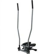 Sunny Health & Fitness SF-S1403 Dual Action Swivel Stepper Step Machine w/ Handlebars and LCD Monitor