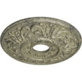 thumbnail image 3 of Ekena Millwork 18"OD x 3 1/2"ID x 1"P Valletta Ceiling Medallion (Fits Canopies up to 3 1/2"), Hand-Painted Castle Stone Crackle, 3 of 6