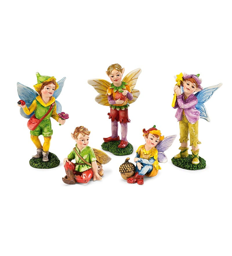 Set Of 4 Small 7cm Fairy World Figurines New Fairy Figures Frozen Friends 