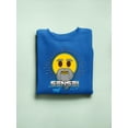 thumbnail image 3 of Sensei Emoji Dojo - Wise Master Retro Graphic Men's Sweatshirt, 3 of 4