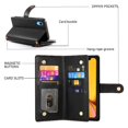 thumbnail image 2 of GANGXUN Étui en Cuir à Rabat pour iPhone XR - Sangles Longues et Courtes, design wallet, 2 of 5