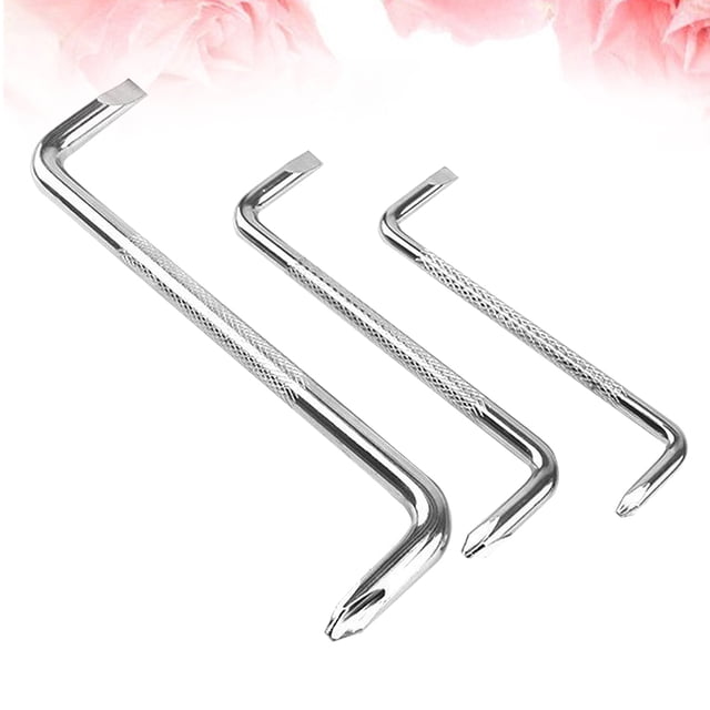 FOMIYES 3Ud Destornilladores De Carbono Plata Con Textura Antideslizante Para Uso En Reparaciones