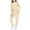 Beige, variant on HBGVBA Kids 2 Piece Set Solid Color Ruffle Sleeve Crewneck Top with Pocket and Pants Casual Winter Loungewear for 4-13 Years