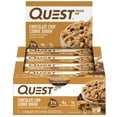 thumbnail image 3 of Quest Protein Bar, Chocolate Chip Cookie Dough, 21g Protein, Gluten Free, 12 Count, 3 of 10
