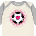 thumbnail image 4 of Inktastic Soccer Player Sports Lover Girls Long Sleeve Baby Bodysuit, 4 of 5