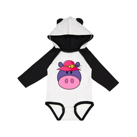 

Inktastic Hippo Girl Cute Hippopotamus Gift Baby Girl Long Sleeve Bodysuit