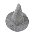 thumbnail image 4 of Sombrero de bruja de Halloween,Sombrero de bruja de Halloween Sombrero de mago plegable,Sombrero puntiagudo de ala ancha Gorra puntiaguda grande,Sombrero de espantapájaros para, 4 of 9