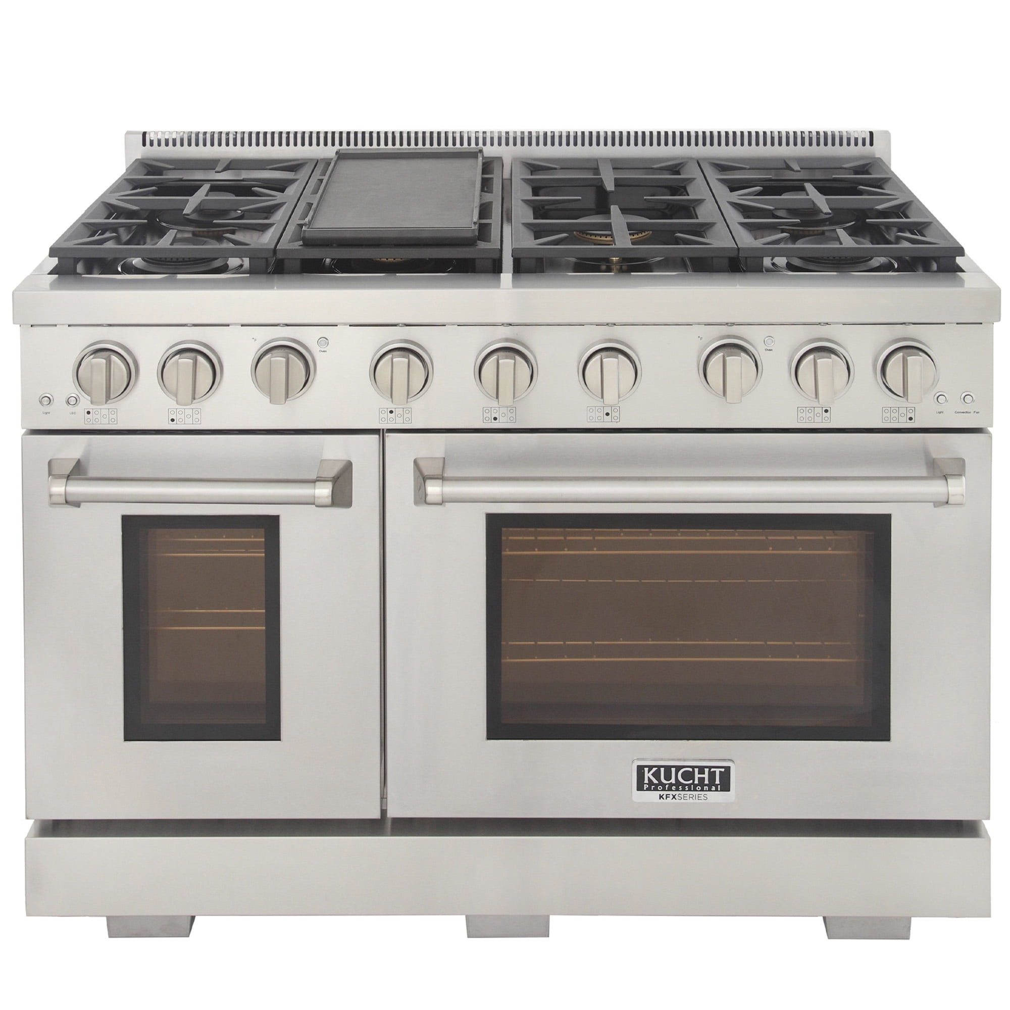 Professional 48-in Natural Gas Range in Stainless Steel with True Simmer Burners