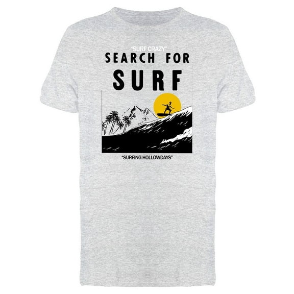 Banner. Search For Surf Tee Men's -Image by Shutterstock